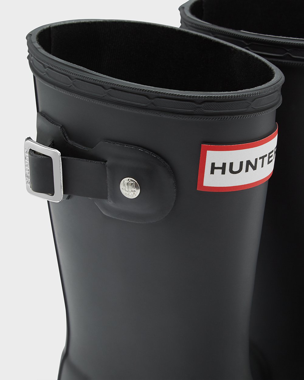 Kids Hunter Original Little | Rain Boots Black | NZ-8465-VFUO